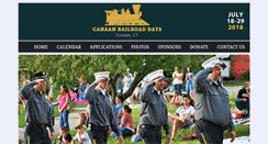 Desktop Screenshot of canaanrailroaddays.com